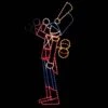 15' Saluting Toy Soldier, LED