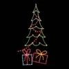 14' Carolina Pine W/Packages And Light String, LED -Twinkly Shop 1 34238 000 led