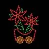 7' Silhouette Poinsettia Car, LED -Twinkly Shop 1 34313 000 led