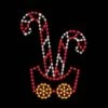 7' Silhouette Candy Cane Car, LED -Twinkly Shop 1 34321 000 led