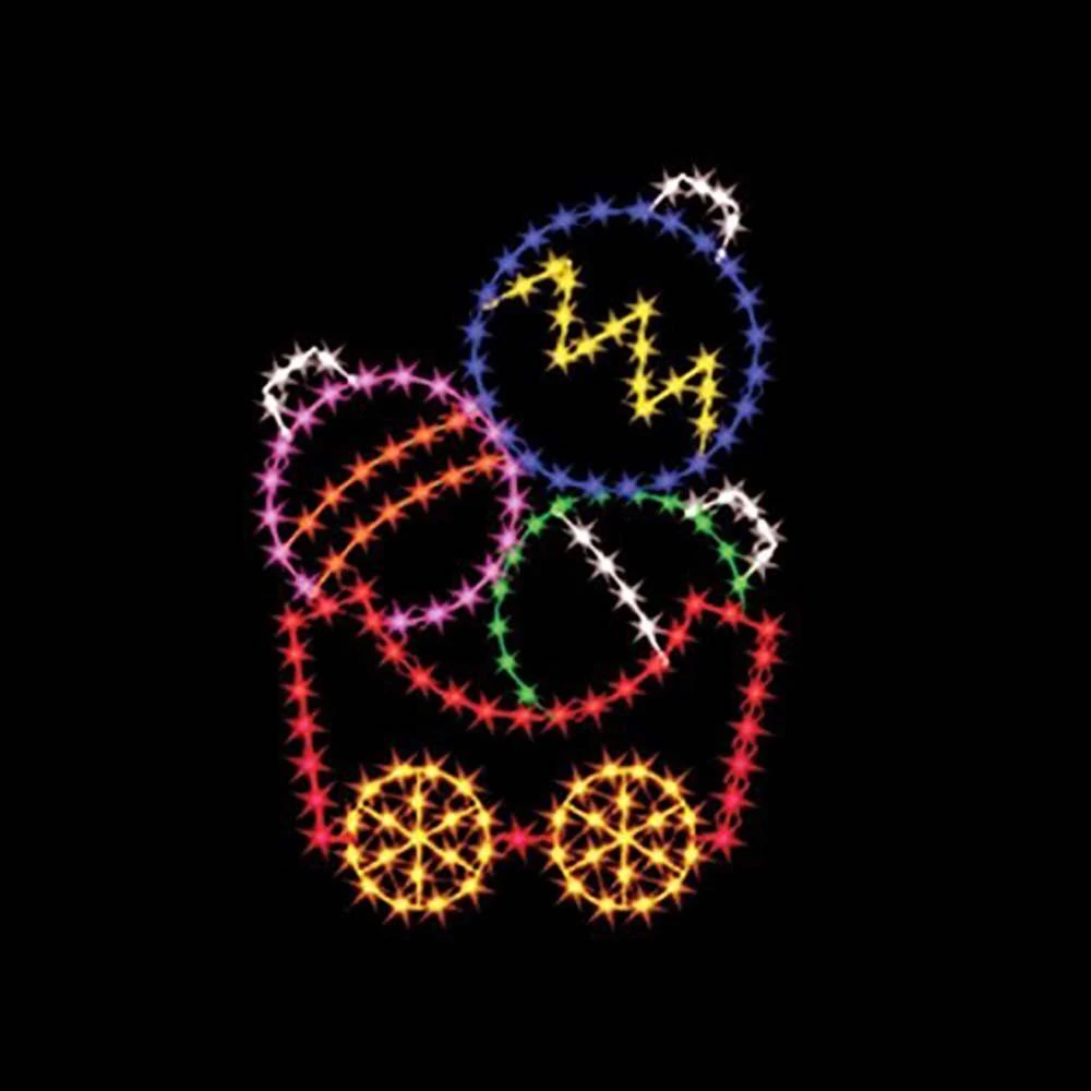 6' Silhouette Ornament Car, LED 3 6' Silhouette Ornament Car, LED