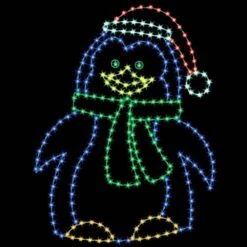 8' Penguin Mom, LED