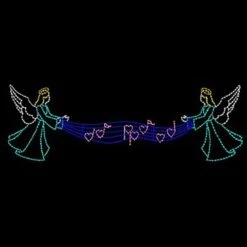 10' X 31' Angels With Musical Staff