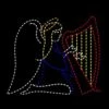 8' Angel Playing Harp -Twinkly Shop 1 34457 000