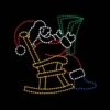 9' X 8' Santa Reading, LED 2 9' X 8' Santa Reading, LED -Twinkly Shop 1 34470 000 led