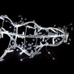 11' Ice Sculpture Christmas Tree - Pure White -Twinkly Shop 3d 11006 d