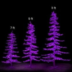 11' Ice Sculpture Christmas Tree - Purple 8 11' Ice Sculpture Christmas Tree - Purple -Twinkly Shop 3d 11006 pu 3d 11007 pu 3d 11008 pu labeled