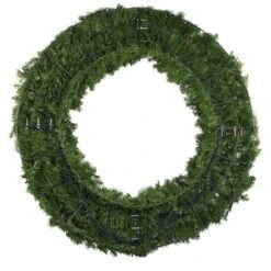 60" Unlit Deluxe Oregon Fir Wreath - Bow Option Available -Twinkly Shop 60 inch dof back