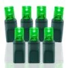 Wide Angle Conical Battery Operated LED D Cell 50 Lights - Green -Twinkly Shop bo wac 504 g