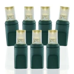 Wide Angle Conical Battery Operated LED D Cell 50 Lights - Warm White