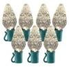 26 Light Warm White C9 LED Christmas Lights - Stringer Light Set -Twinkly Shop c9 268 28ww