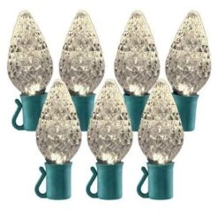 26 Light Warm White C9 LED Christmas Lights - Stringer Light Set