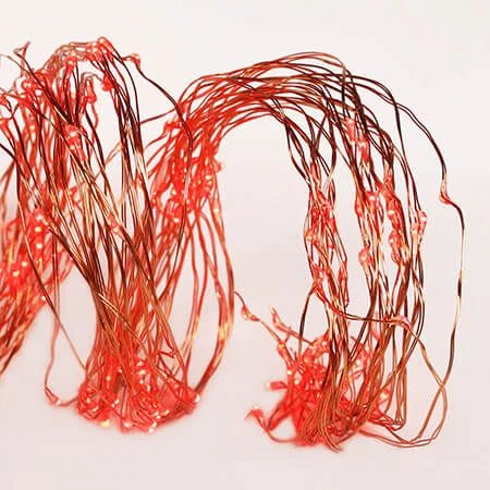 LED FAIRY Lights - 125 Light - Red 3 LED FAIRY Lights - 125 Light - Red