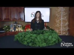48" Unlit Decorated Wreath - DELUXE Colors Of The Holidays - Bow Option Available -Twinkly Shop hqdefault 7 11