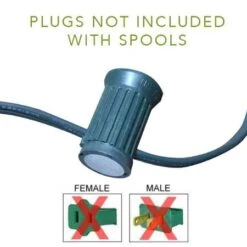 LITE-NETICS C9 Cord Green Wire - 24" Spacing - SPT-1 - 500' -Twinkly Shop ll g ln 6