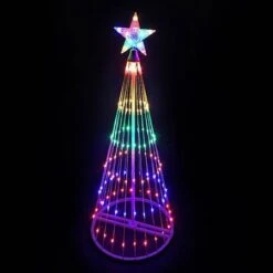 9' LED Light Show Tree - Multi