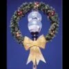 Wreath With Glittered Bow -Twinkly Shop lp 319