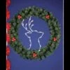 Reindeer Wreath -Twinkly Shop p 382