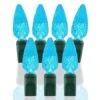 70 Light Aqua C6 LED Christmas Lights -Twinkly Shop p c6 704 aq