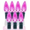 70 Light Pink C6 LED Christmas Lights -Twinkly Shop p c6 704 pk 2