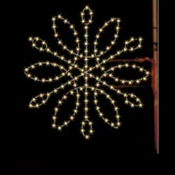 5' Spiral Snowflake