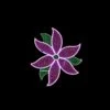 Jewel Poinsettia Pole Mount -Twinkly Shop rkpgl 3