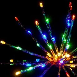 18" Silver Twinkle Starburst - Multi-colored LED Lights -Twinkly Shop sl tsb 12 m sl 2