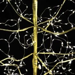 5' Gold Fairy Light LED Tree - 570 LEDs - Warm White -Twinkly Shop t iot 5gfl ww 2 cropped