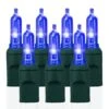 70 Light T5 Smooth Blue LED Christmas Lights -Twinkly Shop t5s b 2