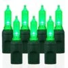 70 Light T5 Smooth Lime Green LED Christmas Lights -Twinkly Shop t5s lg