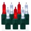 70 Light T5 Smooth Pure White & Red LED Christmas Lights -Twinkly Shop t5s pwr