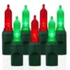 70 Light T5 Smooth Red & Green LED Christmas Lights -Twinkly Shop t5s rg