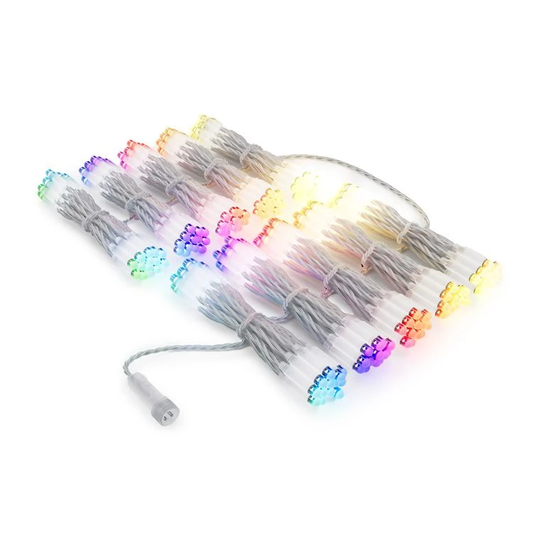 Twinkly Pro Curtain Lights - RGBW Capsule - 250 Lights - 10 Drops - Transparent Wire 3 Twinkly Pro Curtain Lights - RGBW Capsule - 250 Lights - 10 Drops - Transparent Wire