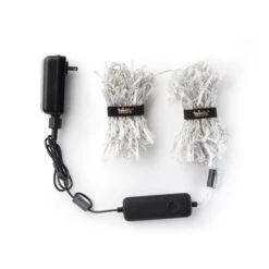 Twinkly RGBW - Icicle Lights - 190L, 4" Sp, Wifi - Transparent Wire -Twinkly Shop twi190stp tus top