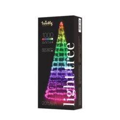 19.5' Twinkly Light Tree RGBW, 1000L, Pole NOT Included, Wifi