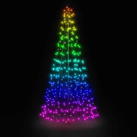 6.5' Twinkly Light Tree RGBW, 300L, Pole Included, Wifi 7 6.5' Twinkly Light Tree RGBW, 300L, Pole Included, Wifi - Image 5