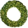 144" Deluxe Oregon Fir Wreath - Lit With Warm White LEDs -Twinkly Shop w 144 dofl ww