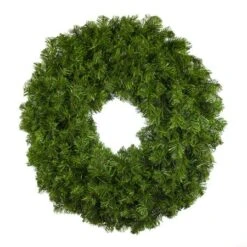 30" Unlit Deluxe Oregon Fir Wreath - Bow Option Available