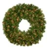 36" Lit Red Deluxe Oregon Fir Wreath - Bow Option Available -Twinkly Shop w 36 dofl r 2