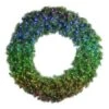 48" Twinkly Pro RGBW Deluxe Oregon Fir Wreath - Bow Option Available -Twinkly Shop w 48 dofl 6 twkprgbw 2 1