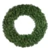 48" Unlit Deluxe Oregon Fir Wreath - Bow Option Available -Twinkly Shop w 48 dofu 6 1