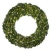 60" Lit Multi Deluxe Oregon Fir Wreath - Bow Option Available -Twinkly Shop w 60 dofl 6 m