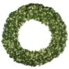 72" Lit Pure White Deluxe Oregon Fir Wreath - Bow Option Available -Twinkly Shop w 72 dofl 6 pw 1 1