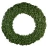 72" Unlit Deluxe Oregon Fir Wreath - Bow Option Available -Twinkly Shop w 72 dofu 6 1