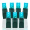 70 Light Aqua 5 Mm Wide Angle Conical LED Christmas Lights -Twinkly Shop wac aq