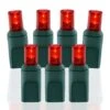 100 Light Red 5 Mm Wide Angle Conical LED Christmas Lights -Twinkly Shop wac r 5
