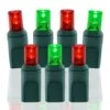 70 Light Red-Green 5 Mm Wide Angle Conical LED Christmas Lights -Twinkly Shop wac rg 1
